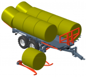 Подборщик-транспортировщик рулонов TRB10L